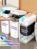 Joybos smart trash can N30 sensor switch rechargeable automatic packaging Automatic bagging office home kitchen bathroom living room - Image 2