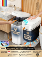 Joybos smart trash can N30 sensor switch rechargeable automatic packaging Automatic bagging office home kitchen bathroom living room